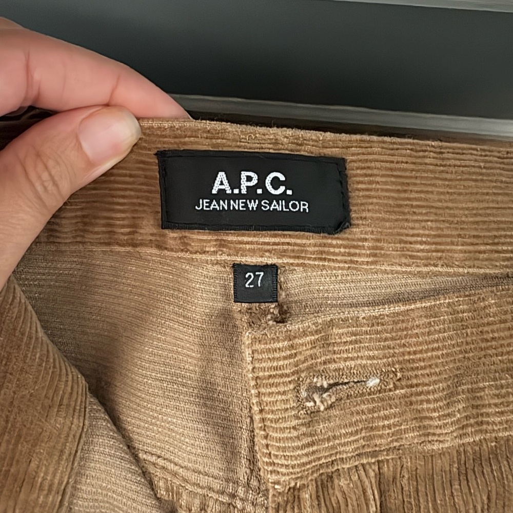 A.P.C. Jean New Sailor Corduroy in Brown
